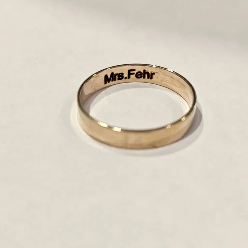 Engraving on Wedding Rings