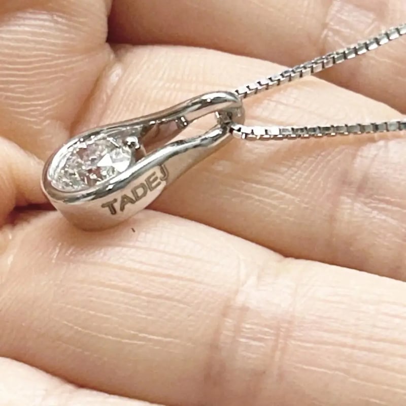 Laser Engraving silver pendent
