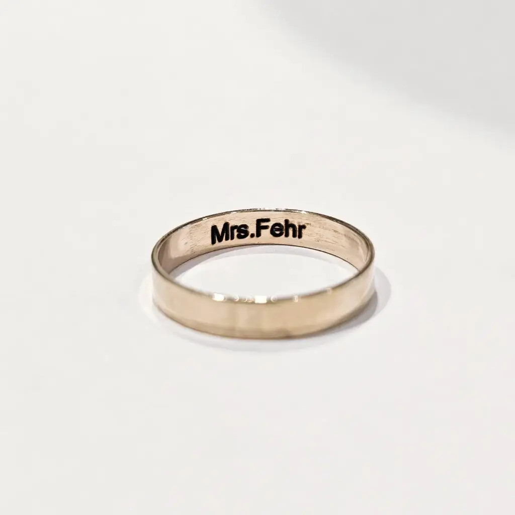 Inside Ring Engravings are typically