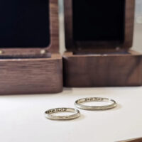 unique ring engraving couple