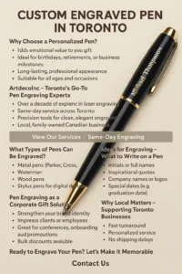 Custom Pen Engraving in Toronto – Make It Personal